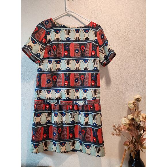 Paul & Joe Sister Anthropologie Drop Waist Dress S Guadalupe french FR36 Mod - Picture 1 of 7